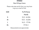 PE stable boot wrap liners S_5872