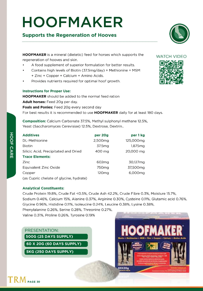TRM Hoofmaker 60x20g