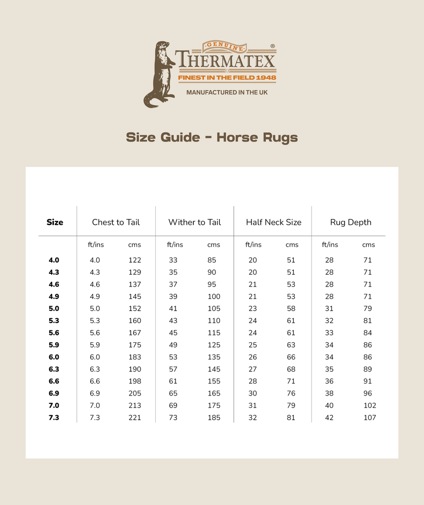 Size Guide - Horse Rugs.webp
