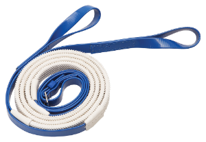ZILCO Racing reins 16mm loop end wh - royal 676292