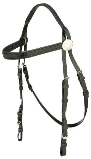 ZILCO Racing bridle Rosette black 672771