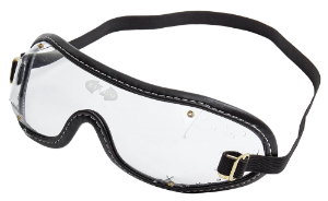 ZILCO Goggles clear lens black trim 300001