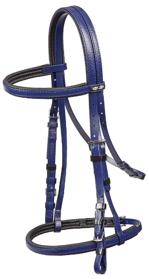 ZILCO Racing bridle with cavesson dark blue 672532