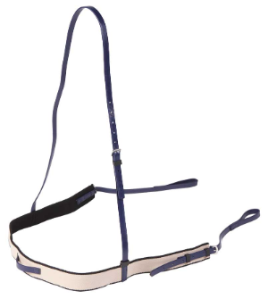 ZILCO elastic racing breastplate blue 672012