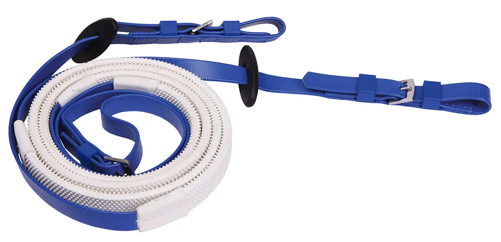 ZILCO Racing reins 16mm buckle end royal 676172