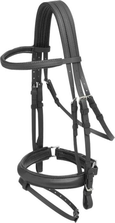 ZILCO Dressage Bridle full black 195938