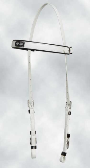 ZILCO Deluxe endurance bridle part white SS 269208