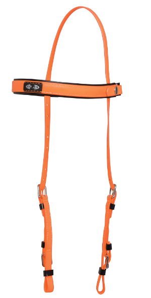 ZILCO Deluxe endurance bridle part orange SS 269227