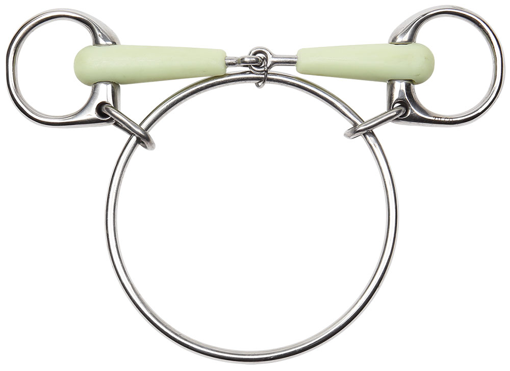 ZILCO  snaffle Dexter white mouth 122256
