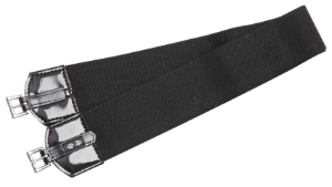 ZILCO double elastic US style race girth black 682051
