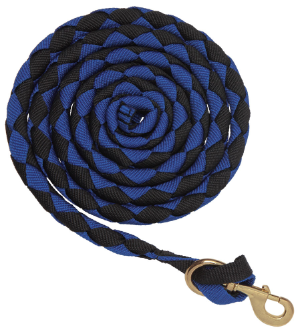 ZILCO plated nylon rope 2tone black-royal  546492