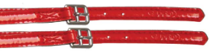 ZILCO race stirr up straps 16mm patent red 688637