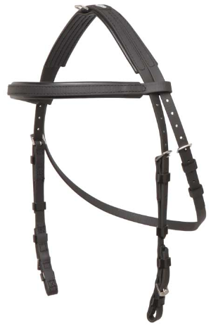 ZILCO bridle hackamore black cob 195811