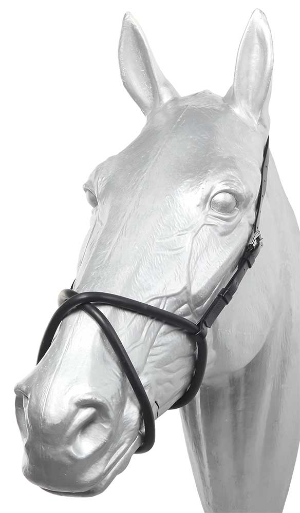 ZILCO Nose band rubber fig 8 black 673501