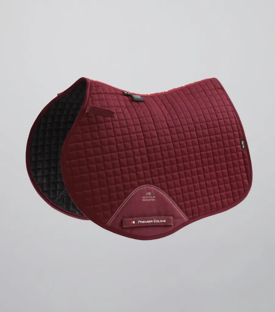 PE close contact cotton GP/jump pad burgundy