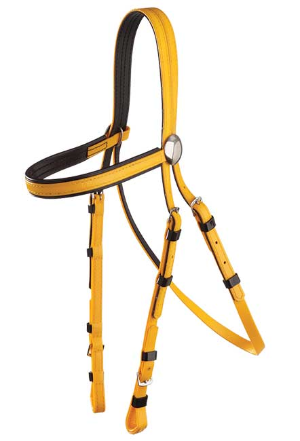 ZILCO Race Bridle SS yellow-black 672304