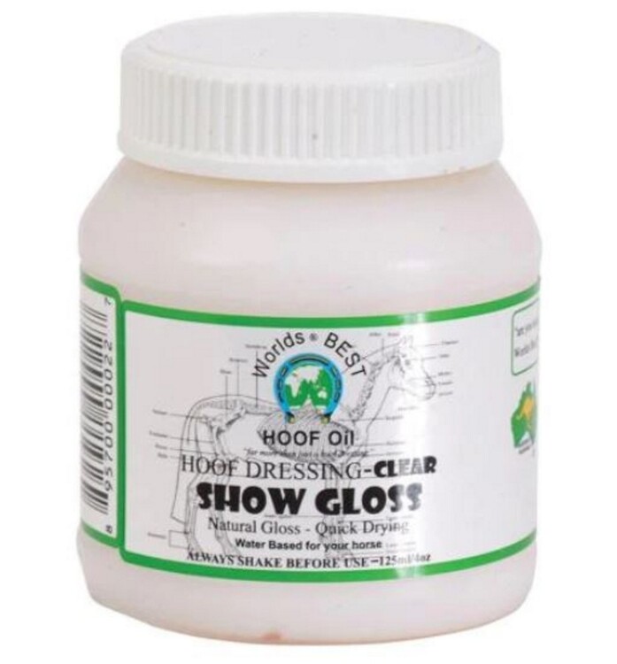 Worlds Best Hoof SHOW GLOSS clear 125ml