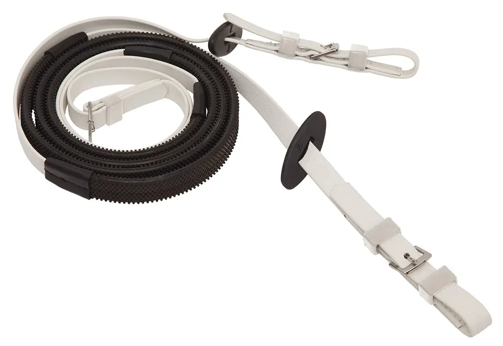 ZILCO 16mm rein buckle black white 676188