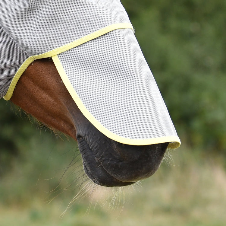 Equilibrium Field Relief max fly mask nose piece grey