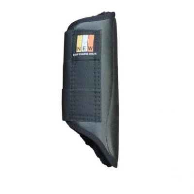 NEW Brushing boot fleece front black