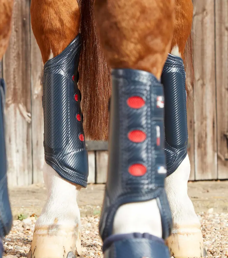 PE Carbon tech aircooled event boots navy hind