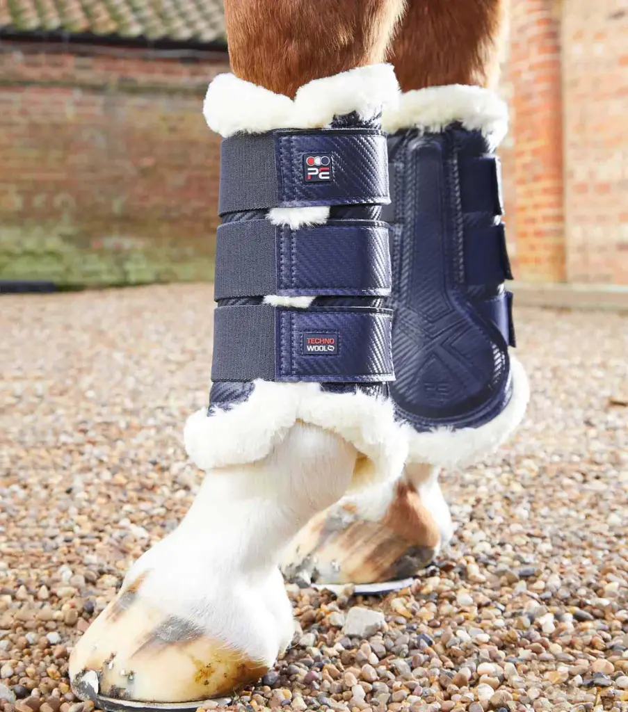PE Tech wool brushing boots navy 