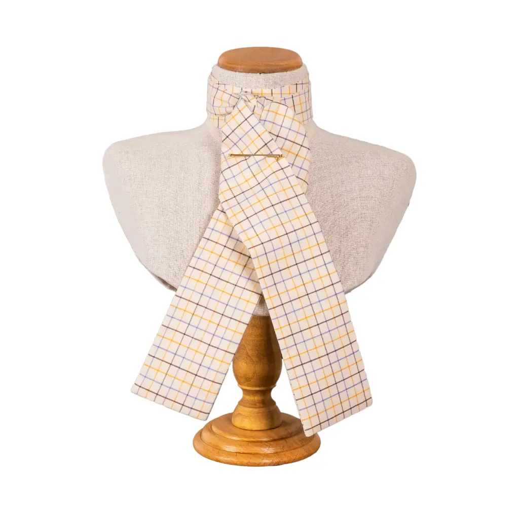 Racesafe Check stock Blue-Gold-Brown