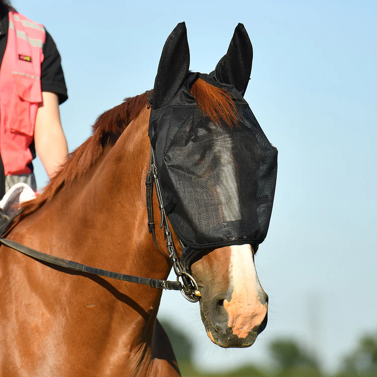 Equilibrium Net Relief Riding mask with ears 
