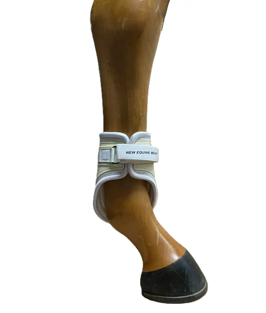 NEW Open Fetlock Moulded boot White 