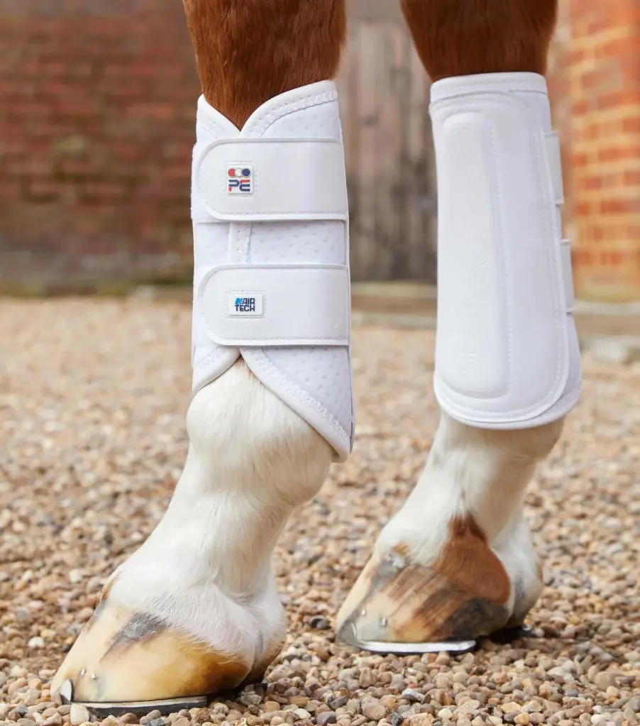 PE Carbon Air - tech brushing boots double lock  white