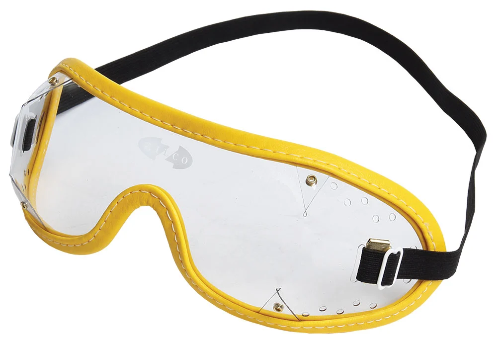 ZILCO Goggles clear lens yellow trim 300004