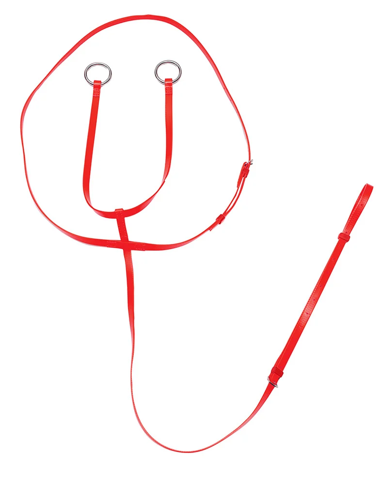 ZILCO Running martingale 13mm red 675017