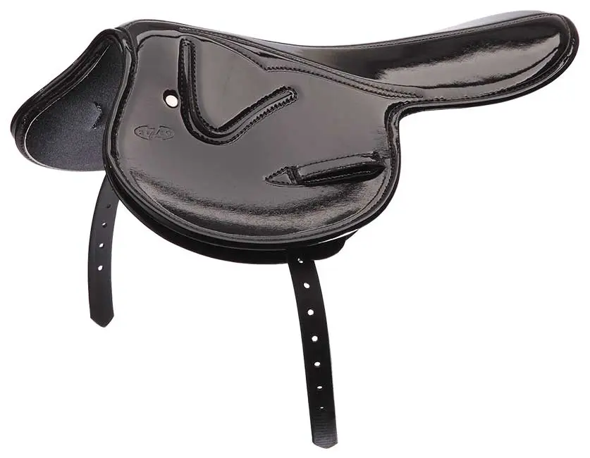 ZILCO Smooth race saddle 500gr patent black 686821 