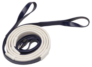 ZILCO Racing reins 16mm loop end wh - blue 676282