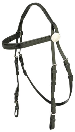 ZILCO Racing bridle Rosette black 672771