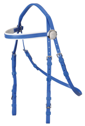 ZILCO Racing bridle Rosette royal-white 672754