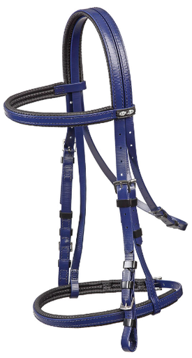 ZILCO Racing bridle with cavesson dark blue 672532