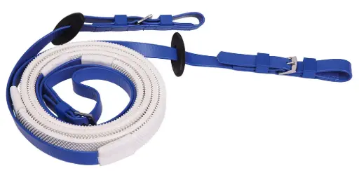 ZILCO Racing reins 16mm buckle end royal 676172