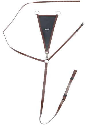 ZILCO Racing martingale bib style brown 675043