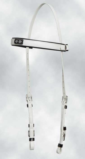 ZILCO Deluxe endurance bridle part white SS 269208
