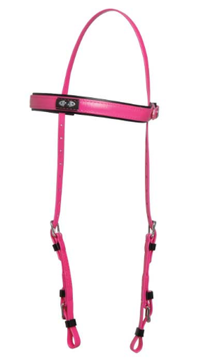 ZILCO Deluxe endurance bridle part pink SS 269226