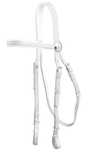 ZILCO Race Bridle SS white-white 672288