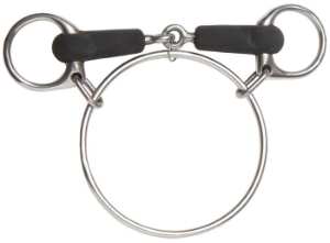 ZILCO  snaffle Dexter rubber mouth 122231