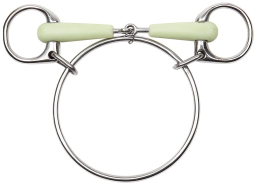 ZILCO  snaffle Dexter white mouth 122256