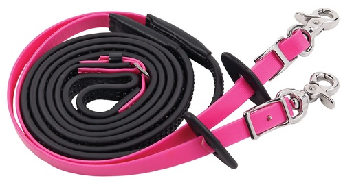ZILCO Endurance Reins R grip SS cerise 269676