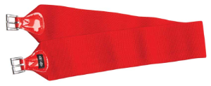 ZILCO single elastic US style race girth red 682007