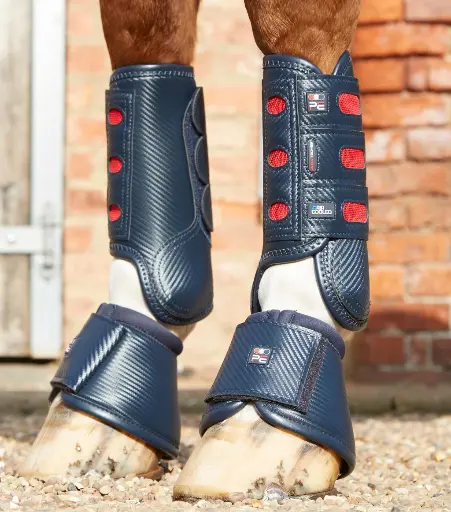 PE Carbon tech aircooled event boots navy front 