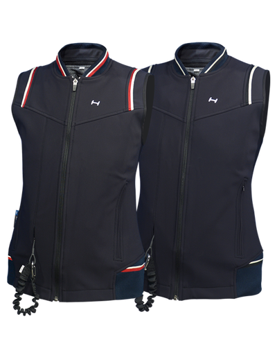 Helite Airshell Prestige gillet blue - red