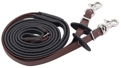 ZILCO Endurance Reins R grip SS brown 269653
