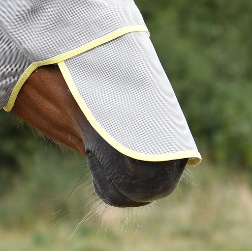 Equilibrium Field Relief max fly mask nose piece grey